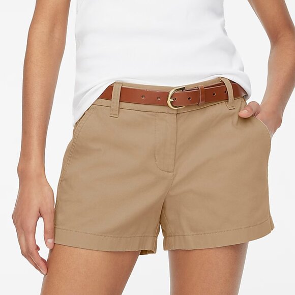 J. Crew 3.5" classic chino short Size 12 in Cashew Color - Picture 1 of 5